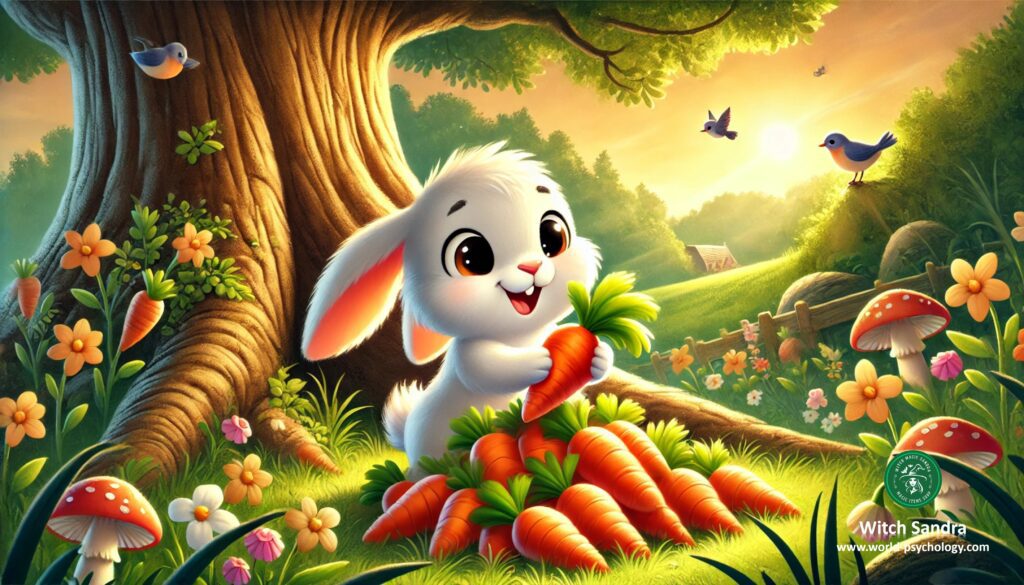 Kaip mažasis kiškutis išmoko dalintis 3 | Raganos Sandros pasakos