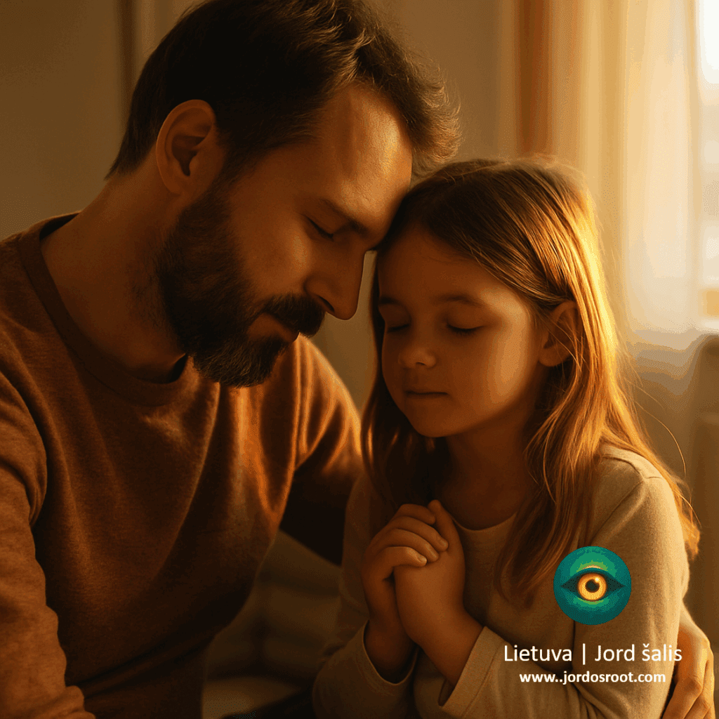 Tėvas ir dukra šviesoje, Būti šalia: kai tylos pakanka