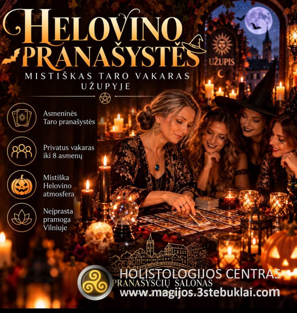 Helovino pranašystės – mistiškas Taro kortų vakaras pas būrėją Sandra Ela'Ya Užupyje, Vilniuje